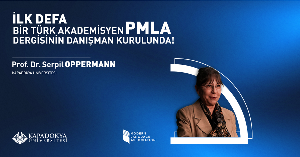 İlk Defa Bir Türk Akademisyen PMLA Dergisinin Danışma Kurulunda